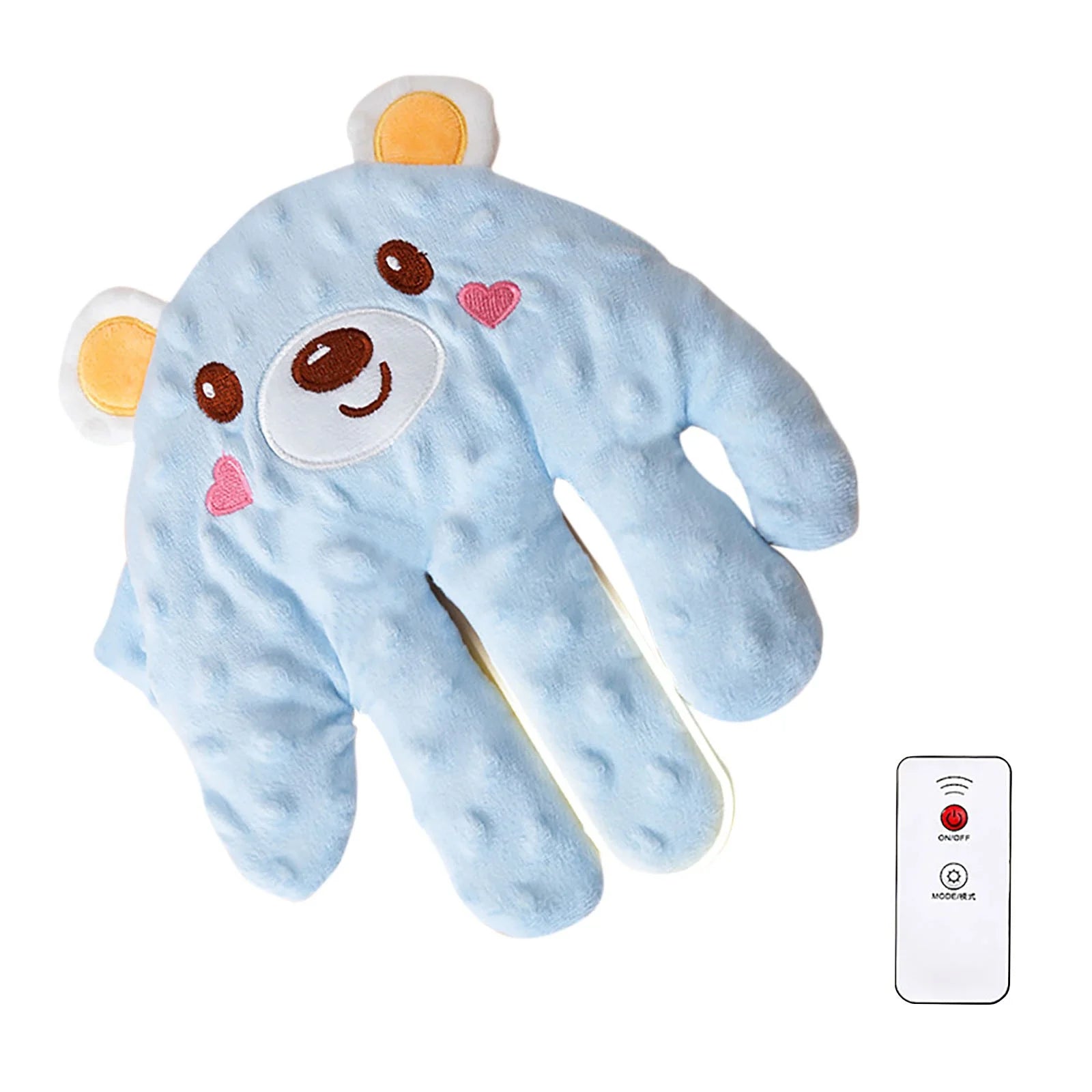 Automatic Baby Sleep Soother Palm | Gentle Patting Motion for Newborns & Infants | Adjustable Speed & Remote Control | Portable 23X24Cm Size | Includes Heating Function for Belly Comfort