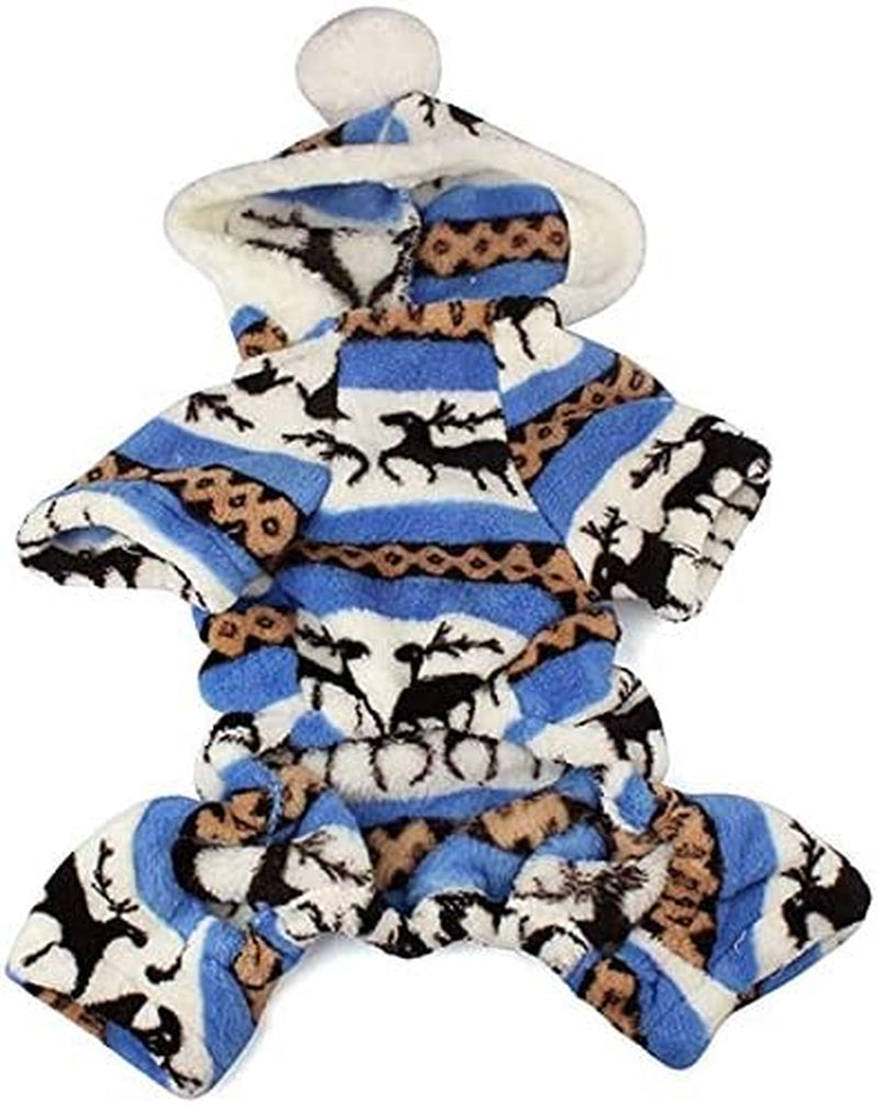 Dog Hoodie Soft Cozy Winter Puppy Clothing Pet Clothes Sweater Cute Hooded Dogs Sweatshirts Cat Coat