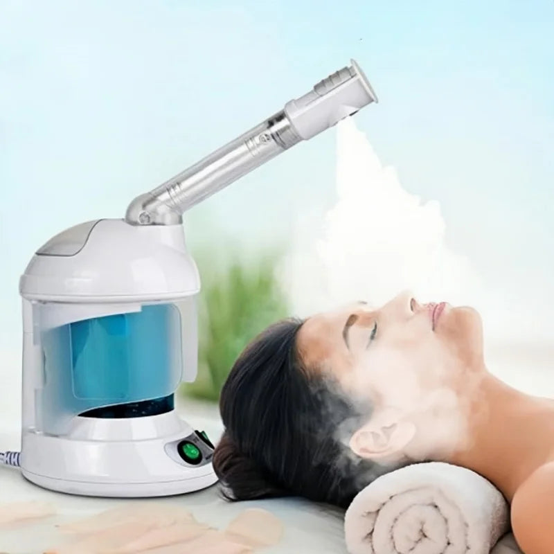 Professional Lonic Facial Steamer Face Nano Hot Mist Spray Portable Facial Vaporizer for Face Skin Care Moisturizer Evaporator