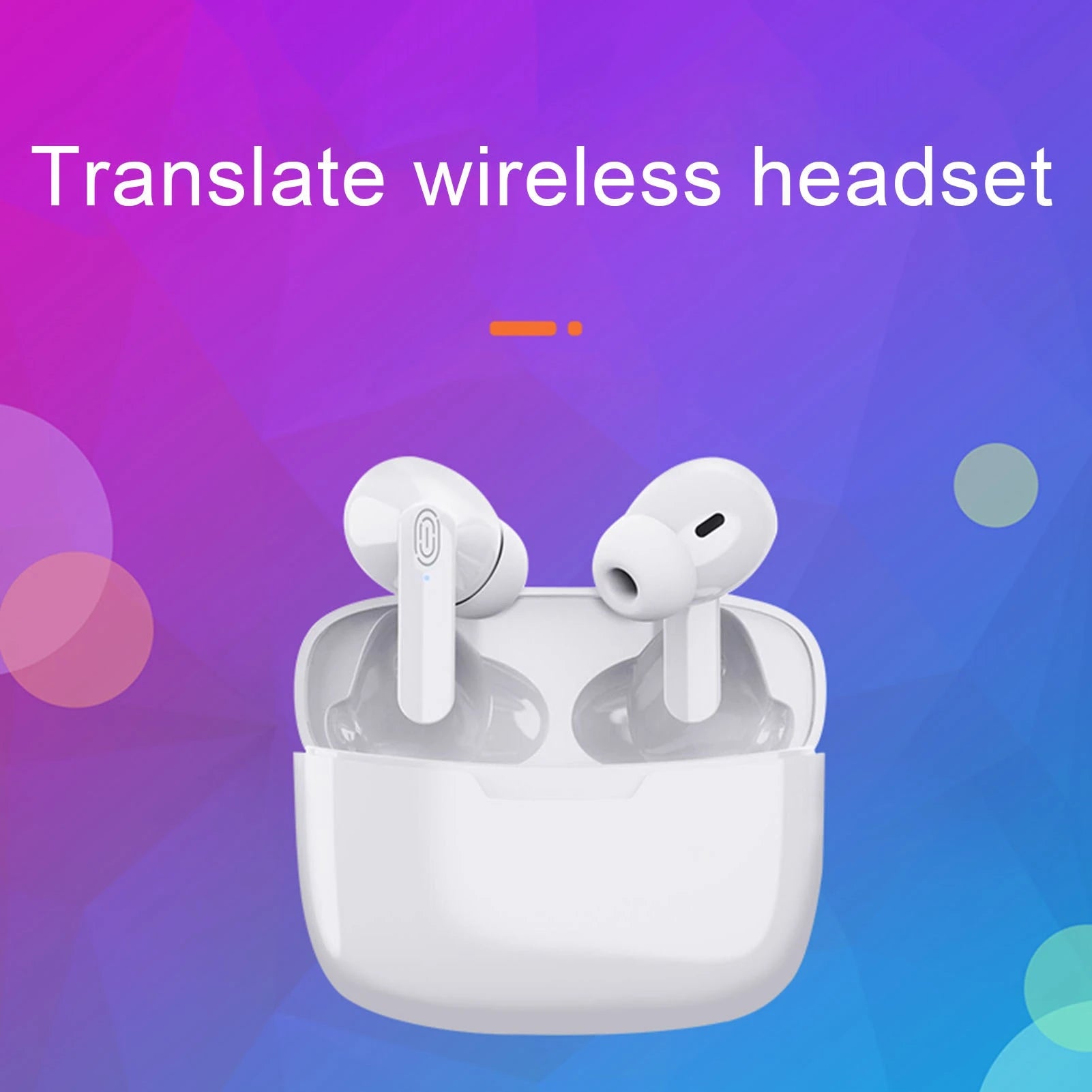 Language Translator Earbuds Wireless Bluetooth Translator High Accuracy with Speakers for Travel
